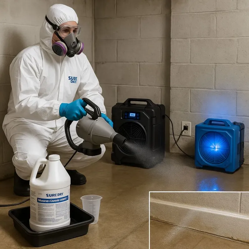 Sanitization and Odor Removal process in Cheverly, MD